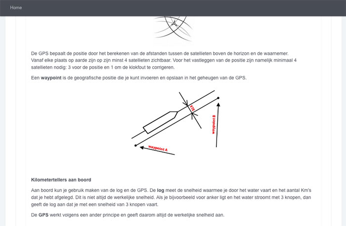 Voorbeeldles gps